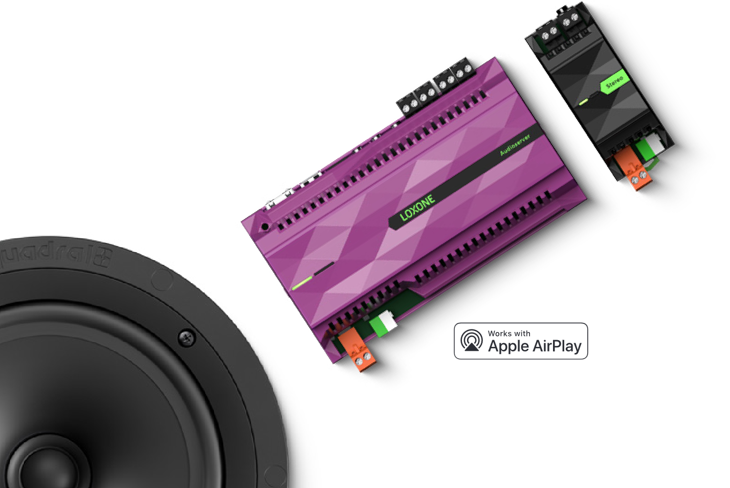 Loxone Bild Audio und Multimedia